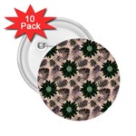 Floral Flower Spring Rose Watercolor Wreath 2.25  Buttons (10 pack) 