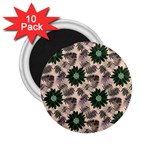 Floral Flower Spring Rose Watercolor Wreath 2.25  Magnets (10 pack) 