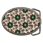 Floral Flower Spring Rose Watercolor Wreath Belt Buckles