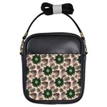 Floral Flower Spring Rose Watercolor Wreath Girls Sling Bag