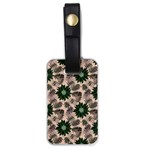 Floral Flower Spring Rose Watercolor Wreath Luggage Tag (one side)