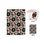 Floral Flower Spring Rose Watercolor Wreath Playing Cards Single Design (Mini)