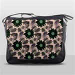 Floral Flower Spring Rose Watercolor Wreath Messenger Bag