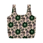 Floral Flower Spring Rose Watercolor Wreath Full Print Recycle Bag (M)