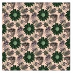 Floral Flower Spring Rose Watercolor Wreath Square Satin Scarf (36  x 36 )