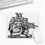 Scarface Movie Traditional Tattoo Small Mousepad