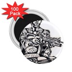 Scarface Movie Traditional Tattoo 2.25  Magnets (100 pack) 