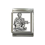 Scarface Movie Traditional Tattoo Italian Charm (13mm)