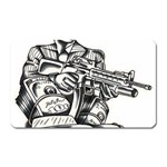 Scarface Movie Traditional Tattoo Magnet (Rectangular)