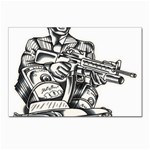 Scarface Movie Traditional Tattoo Postcards 5  x 7  (Pkg of 10)