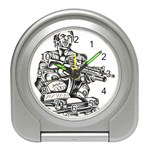 Scarface Movie Traditional Tattoo Travel Alarm Clock