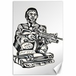 Scarface Movie Traditional Tattoo Canvas 20  x 30 
