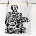 Scarface Movie Traditional Tattoo Face Towel