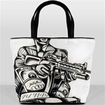 Scarface Movie Traditional Tattoo Bucket Bag