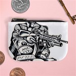 Scarface Movie Traditional Tattoo Mini Coin Purse