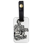 Scarface Movie Traditional Tattoo Luggage Tag (one side)