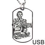 Scarface Movie Traditional Tattoo Dog Tag USB Flash (One Side)