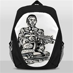 Scarface Movie Traditional Tattoo Backpack Bag