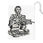 Scarface Movie Traditional Tattoo Drawstring Pouch (5XL)