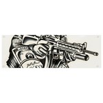 Scarface Movie Traditional Tattoo Banner and Sign 9  x 3 