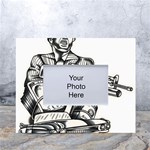 Scarface Movie Traditional Tattoo White Tabletop Photo Frame 4 x6 