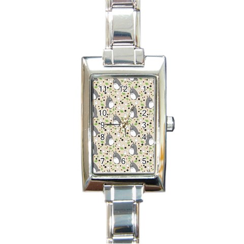 Pattern My Neighbor Totoro Rectangle Italian Charm Watch from ArtsNow.com Front