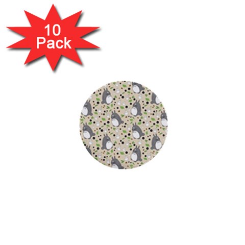 Pattern My Neighbor Totoro 1  Mini Buttons (10 pack)  from ArtsNow.com Front