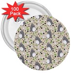 Pattern My Neighbor Totoro 3  Buttons (100 pack) 