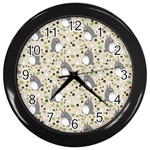 Pattern My Neighbor Totoro Wall Clock (Black)