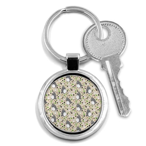 Pattern My Neighbor Totoro Key Chain (Round) from ArtsNow.com Front