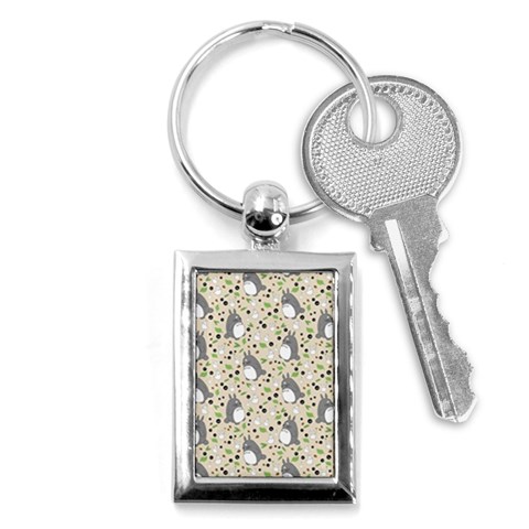 Pattern My Neighbor Totoro Key Chain (Rectangle) from ArtsNow.com Front