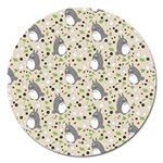 Pattern My Neighbor Totoro Magnet 5  (Round)