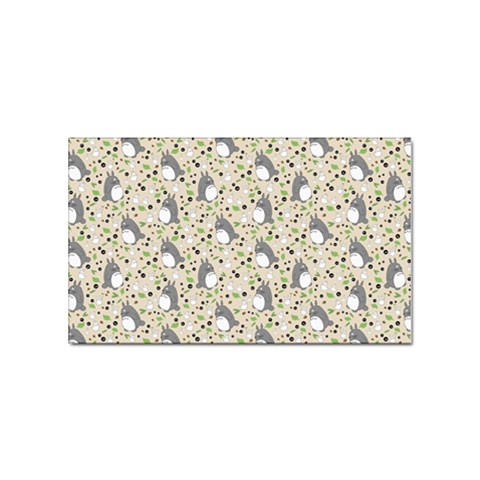 Pattern My Neighbor Totoro Sticker Rectangular (100 pack) from ArtsNow.com Front