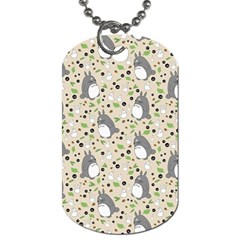Pattern My Neighbor Totoro Dog Tag (Two Sides) from ArtsNow.com Back