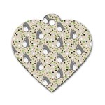 Pattern My Neighbor Totoro Dog Tag Heart (Two Sides)