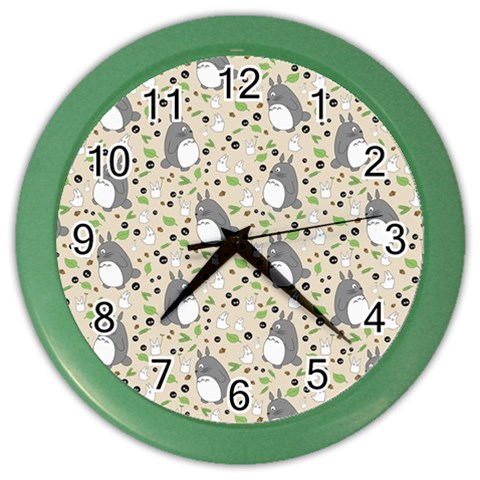 Pattern My Neighbor Totoro Color Wall Clock from ArtsNow.com Front