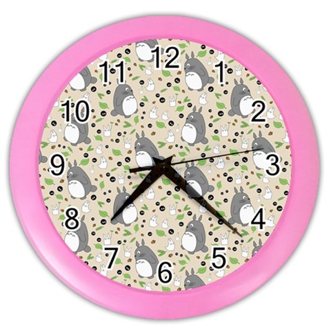 Pattern My Neighbor Totoro Color Wall Clock from ArtsNow.com Front