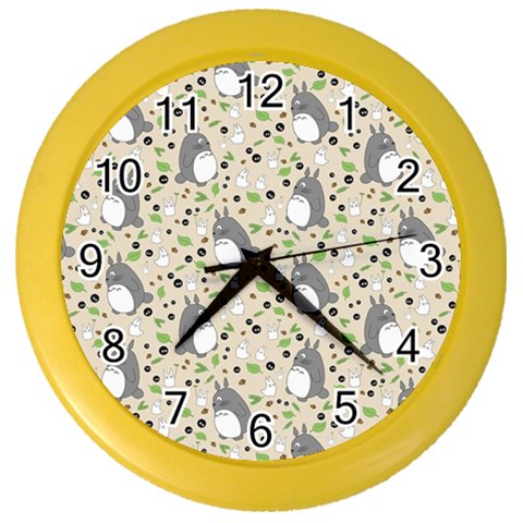 Pattern My Neighbor Totoro Color Wall Clock from ArtsNow.com Front