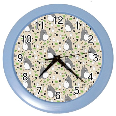 Pattern My Neighbor Totoro Color Wall Clock from ArtsNow.com Front