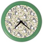 Pattern My Neighbor Totoro Color Wall Clock