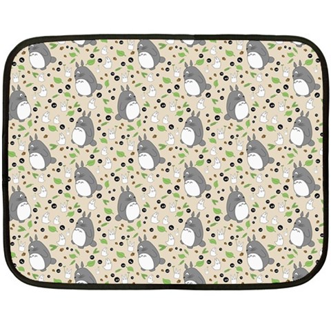 Pattern My Neighbor Totoro One Side Fleece Blanket (Mini) from ArtsNow.com 35 x27  Blanket