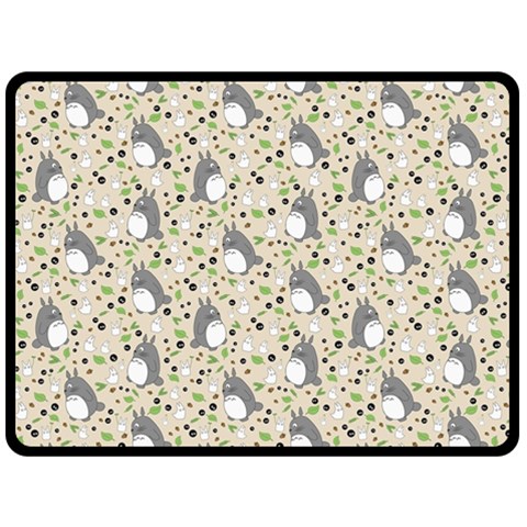 Pattern My Neighbor Totoro One Side Fleece Blanket (Large) from ArtsNow.com 80 x60  Blanket Front