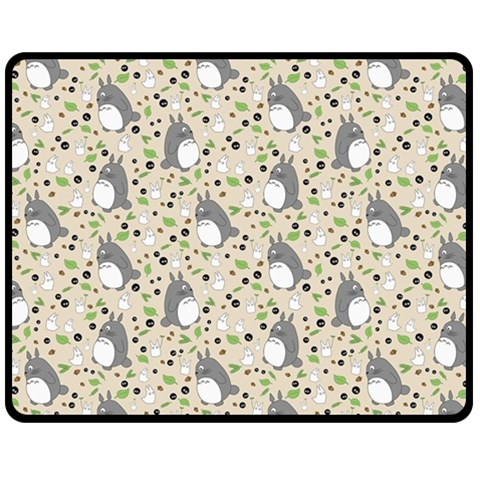 Pattern My Neighbor Totoro One Side Fleece Blanket (Medium) from ArtsNow.com 60 x50  Blanket Front