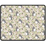 Pattern My Neighbor Totoro One Side Fleece Blanket (Medium)