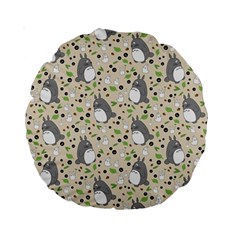 Pattern My Neighbor Totoro Standard 15  Premium Round Cushions from ArtsNow.com Back