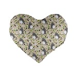 Pattern My Neighbor Totoro Standard 16  Premium Heart Shape Cushions