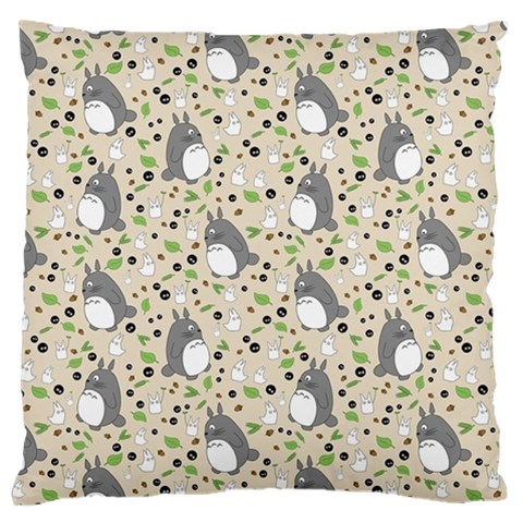 Pattern My Neighbor Totoro Standard Premium Plush Fleece Cushion Case (One Side) from ArtsNow.com Front