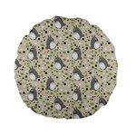 Pattern My Neighbor Totoro Standard 15  Premium Flano Round Cushions