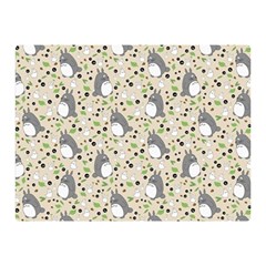 Pattern My Neighbor Totoro Premium Plush Fleece Blanket (Mini) from ArtsNow.com 35 x27  Blanket Back