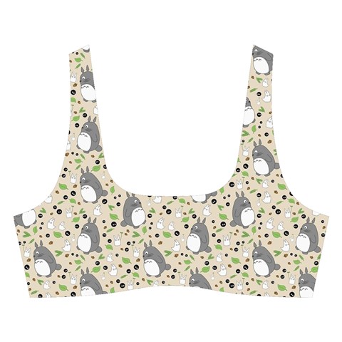 Pattern My Neighbor Totoro Cross Back Hipster Bikini Set from ArtsNow.com Front